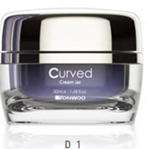 Curved Cream Jar